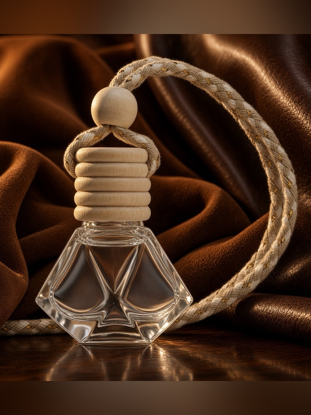8ml Ombré Leather Cardamom Car Freshie Diffuser